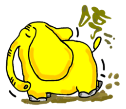 Elephant pig sticker #5117417