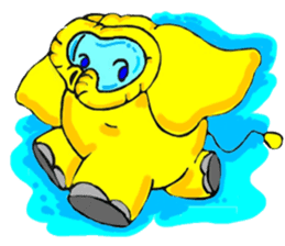 Elephant pig sticker #5117423