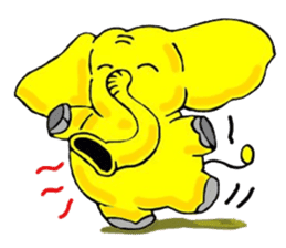 Elephant pig sticker #5117425