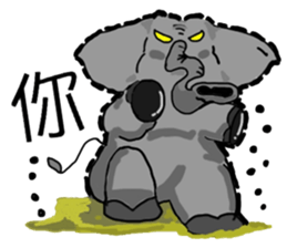 Elephant pig sticker #5117426