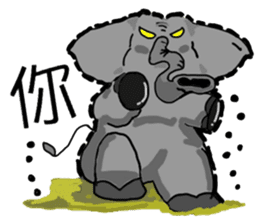 Elephant pig sticker #5117426