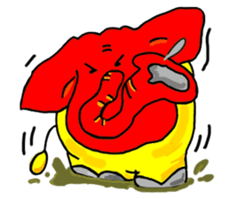 Elephant pig sticker #5117428