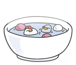 the thin pigeon and fat chicks sticker #5117767