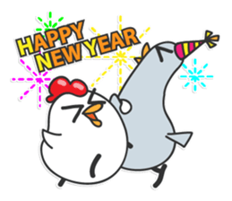 the thin pigeon and fat chicks sticker #5117786