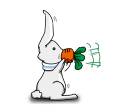 Puff Rabbit sticker #5118518