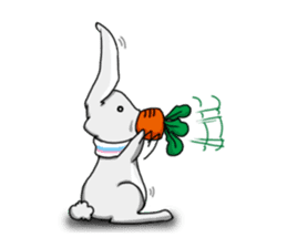 Puff Rabbit sticker #5118518