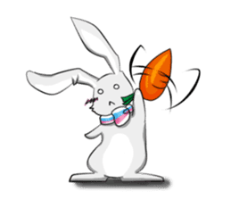 Puff Rabbit sticker #5118523