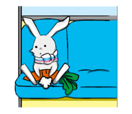 Puff Rabbit sticker #5118524