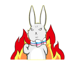 Puff Rabbit sticker #5118531
