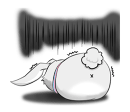 Puff Rabbit sticker #5118534