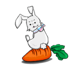 Puff Rabbit sticker #5118537