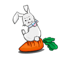 Puff Rabbit sticker #5118537
