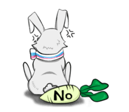 Puff Rabbit sticker #5118546