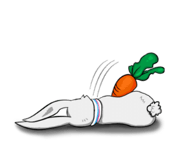 Puff Rabbit sticker #5118553