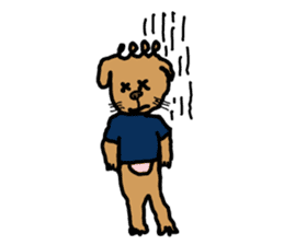Daily Poodle Dog sticker #5118964