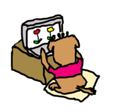 Daily Poodle Dog sticker #5118972