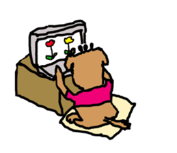 Daily Poodle Dog sticker #5118972