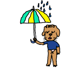 Daily Poodle Dog sticker #5118978