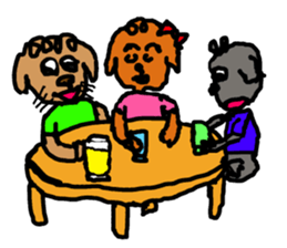 Daily Poodle Dog sticker #5118995