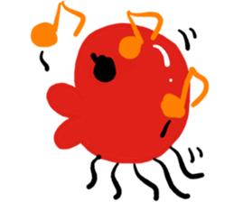 Pleasant octopus sticker #5119181