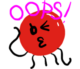 Pleasant octopus sticker #5119184