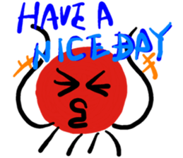 Pleasant octopus sticker #5119185