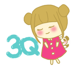 Girl with panda sticker #5119453