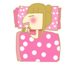 Girl with panda sticker #5119457