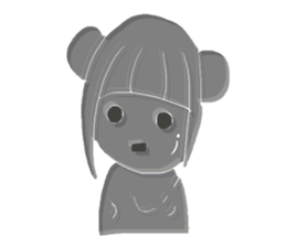 Girl with panda sticker #5119460