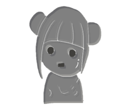 Girl with panda sticker #5119460