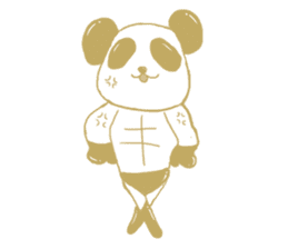 Girl with panda sticker #5119467