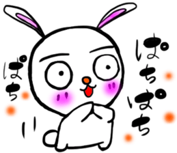 happy rabbit  ukyan sticker #5119607