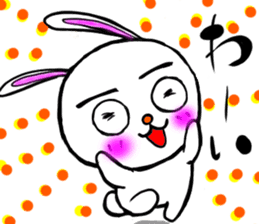 happy rabbit  ukyan sticker #5119619