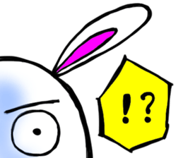 happy rabbit  ukyan sticker #5119623