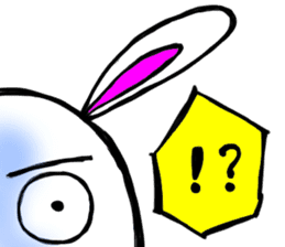 happy rabbit  ukyan sticker #5119623