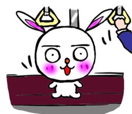 happy rabbit  ukyan sticker #5119629
