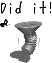 Screw 2nd sticker #5120819