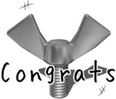 Screw 2nd sticker #5120820