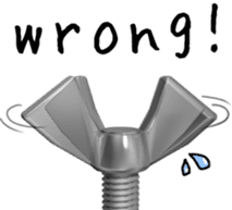 Screw 2nd sticker #5120826