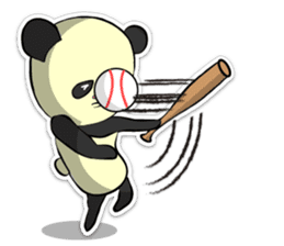 Giant panda KUSARE-PANDA(English) sticker #5121118