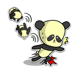 Giant panda KUSARE-PANDA(English) sticker #5121148