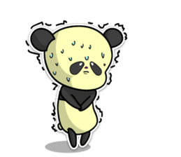 Giant panda KUSARE-PANDA(English) sticker #5121151