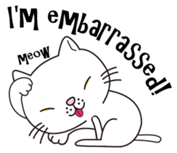 I cry and meow (English ver.) sticker #5121279