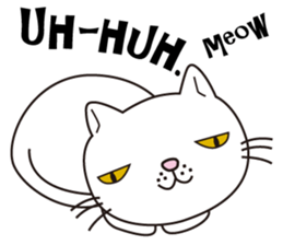 I cry and meow (English ver.) sticker #5121292