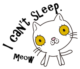 I cry and meow (English ver.) sticker #5121300