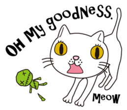 I cry and meow (English ver.) sticker #5121302