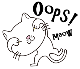 I cry and meow (English ver.) sticker #5121304