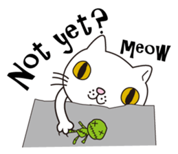 I cry and meow (English ver.) sticker #5121306