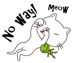 I cry and meow (English ver.) sticker #5121309