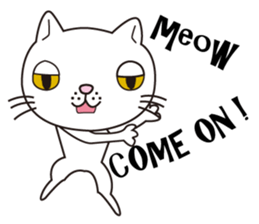I cry and meow (English ver.) sticker #5121310